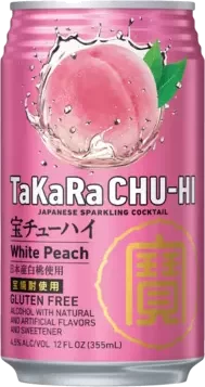 Takara Chu Hi White Peach Sparkling Cocktail