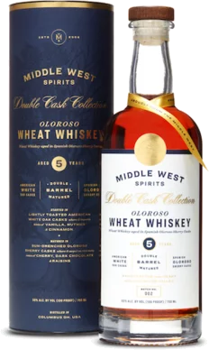 Middle West Spirits Wheat Whiskey Oloroso Finish Double Cask Collection