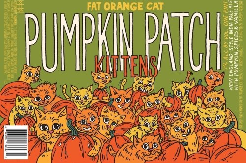 Fat Orange Cat Pumpkin Patch Kittens Ipa