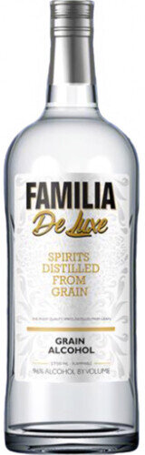 Familia De Luxe Grain Alcohol 192 Proof