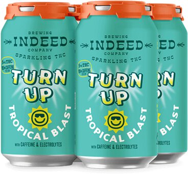 Indeed Turn Up Tropical Blast - 5mg THC + 100mg Caffeine