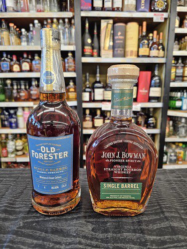 Old Forester Barrel Strength Store Pick + John J Bowman
