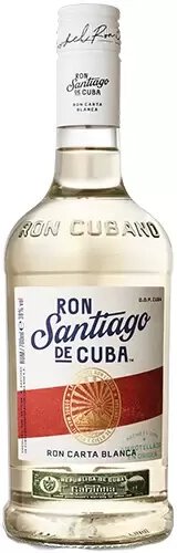 Ron Santiago de Cuba Carta Blanca Cuban Rum 700ml