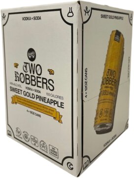 Two Robbers Vodka Soda Sweet Gold Pineapple X