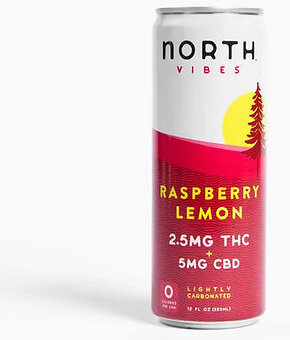 North Vibes Raspberry Lemon Thc 3mg 4pk