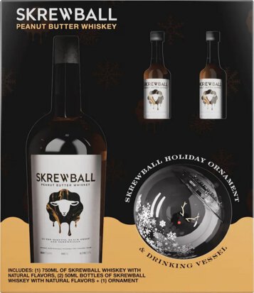 Skrewball with Two 50ml and Ornament Gift