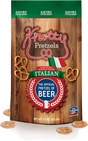 Knotty Pretzels Savory Italian