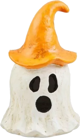 Ghost Lantern with Orange Hat