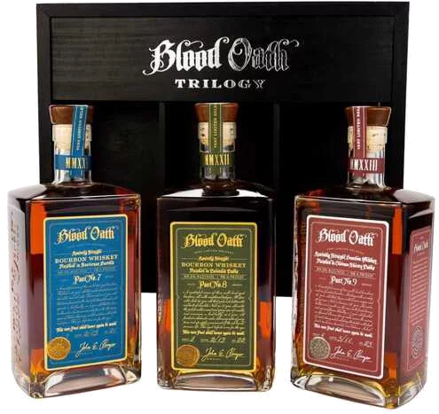 Blood Oath Trilogy Bourbon Whiskey Pact No. 7-8-9 3pk