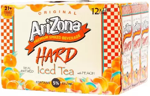 Arizona Hard Brewed Iced Tea With Peach