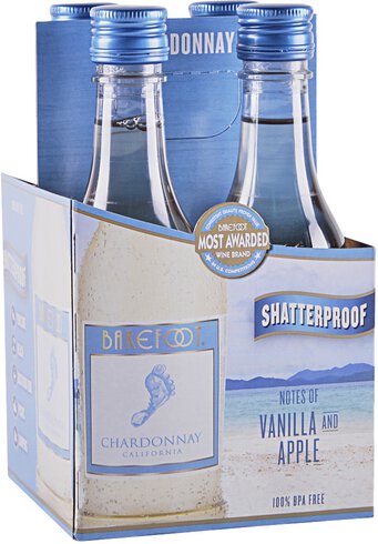 Barefoot Cellars Chardonnay White Wine 4 Single Serve
