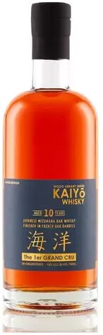 Kaiyo The 1er Grand Cru Wood Library Series 10 Year Old Whisky