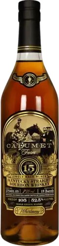 Calumet Farm 15 Year Single Rack Black Bourbon