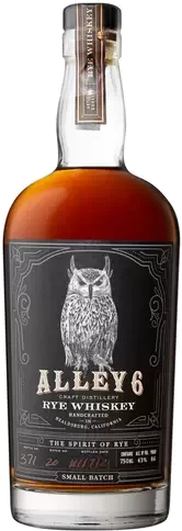 Alley 6 Small Batch Rye Whiskey