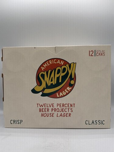 Twelve Percent Snappy American Lager