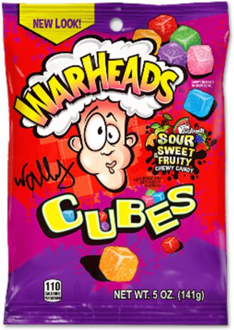 Warheads Chewy Cubes