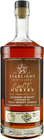 Starlight Carl T Huber's Peach Brandy Barrel Finished Bourbon TPS Private Barrel