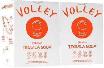 Volley Tropical Mango Tequila Soda Cans