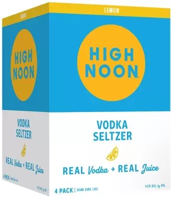 High Noon Lemon Vodka & Soda