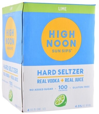 High Noon Lime Vodka & Soda