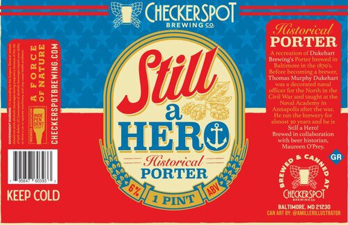 CHECKERSPOT STILL A HERO PORTER CANS