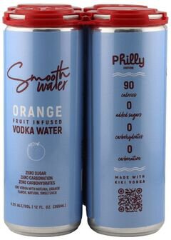 Smooth Water Orange Phillies Edition Infused Vodka Water