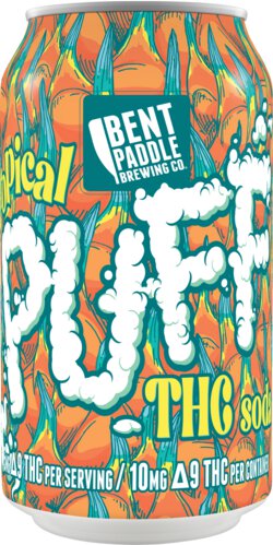 Bent Paddle Puff Tropical Soda 10mg Thc