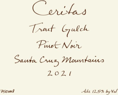 Ceritas Trout Gulch Vineyard Pinot Noir 2022