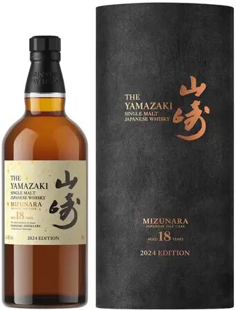 The Yamazaki 18YR Mizunara Japanese Oak Cask 2024 Edition