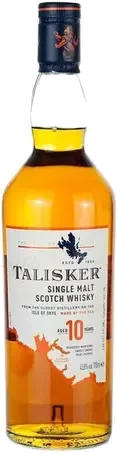 Talisker 10 Year Old Single Malt Scotch Whisky