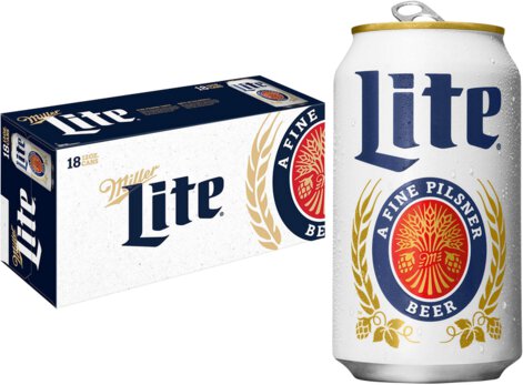 MILLER LITE 18PK CAN