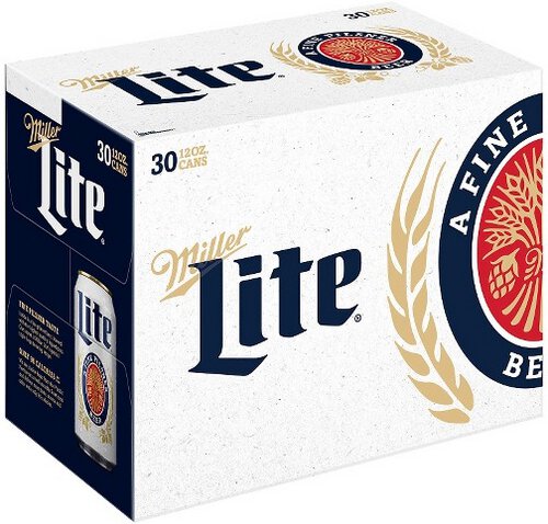 Miller Lite Cans