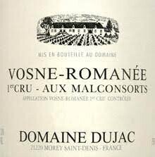 Domaine Dujac Vosne Romanee 1er Cru Aux Malconsorts