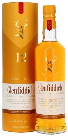 GLENFIDDICH AMERICAN OAK 12 YR OLD