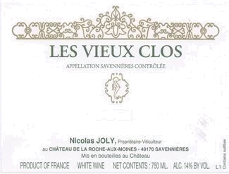 Vignobles de la Coulee de Serrant Savennieres Les Vieux Clos