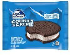 Klondike Cookies and Cream Sandwhich