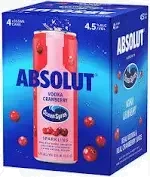 Absolut Ocean Spray Cranberry Rtd