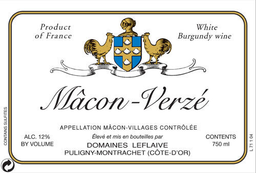 Domaine Leflaive Macon Verze