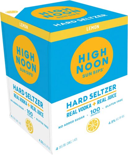 High Noon Lemon Vodka Hard Seltzer