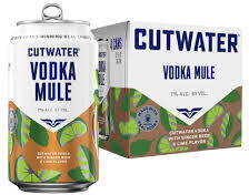 Cutwater Ginger Beer & Lime Flavor Vodka Mule