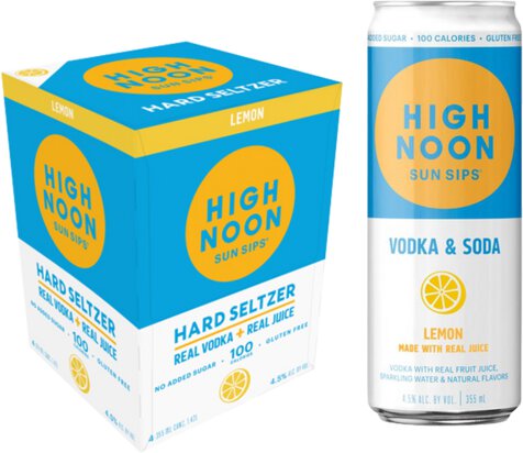 High Noon Lemon Vodka Hard Seltzer