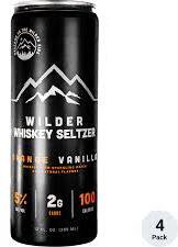 Wilder Whiskey Seltzer Orange Vanilla