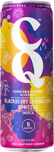 CQ Blackberry Lemon Lime Spritzer 5mg THC