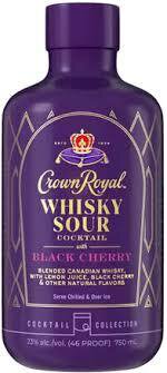 Crown Royal Black Cherry Whiskey Sour Ready to Drink