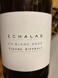 Claude Riffault Echalas Blanc
