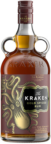 Kraken Gold Spiced Rum 1lit 70proof Imported