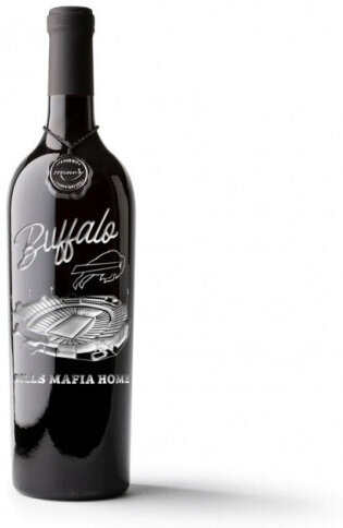 Mano's Buffalo Bills Bills Mafia Home Stadium Etched California Cabernet Sauvignon Nv