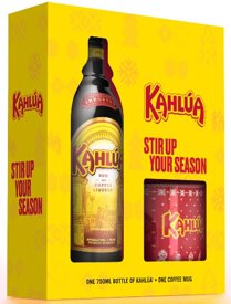 Kahlua Coffee Liqueur With Coffee Mug Gift Set