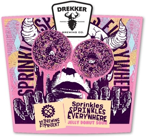 Drekker Sprinkles Sprinkles Everywhere Jelly Donut Sour