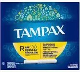Tampax Tampons Cardboard Regular Absorbency